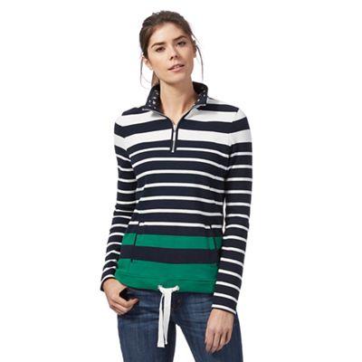 Navy striped sweater
